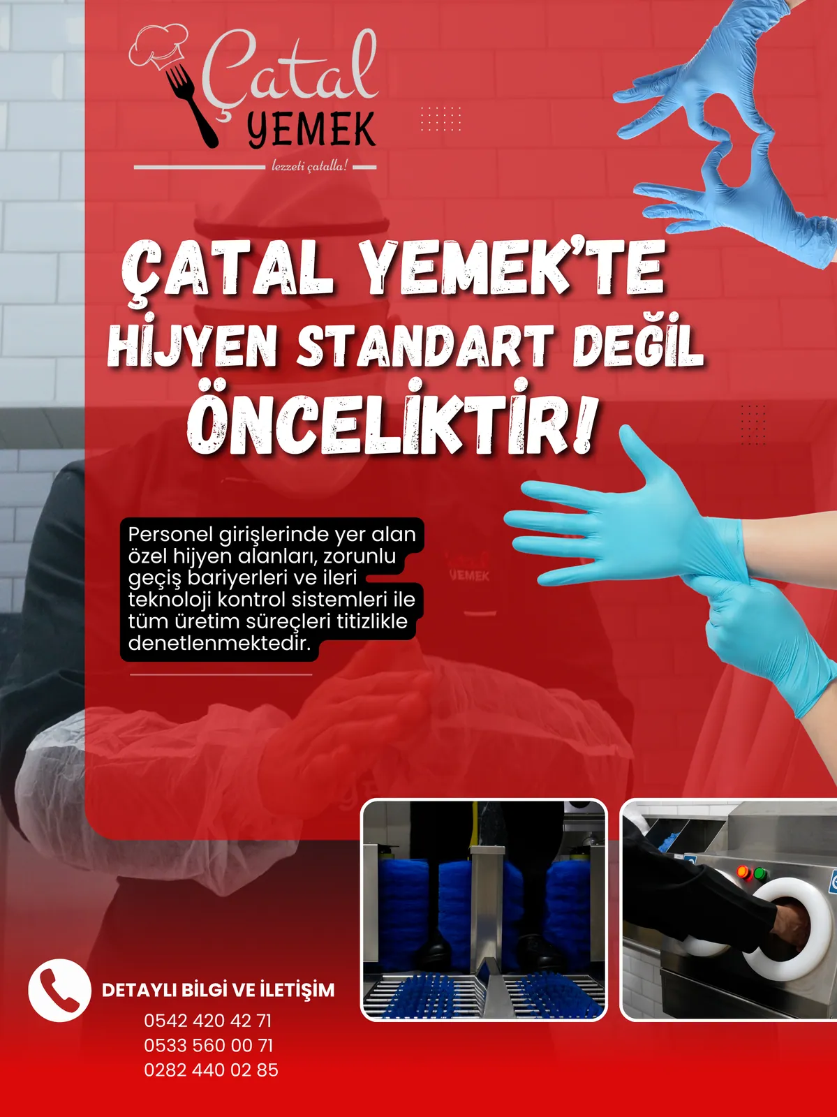 Çatal Yemek hijyen standartları