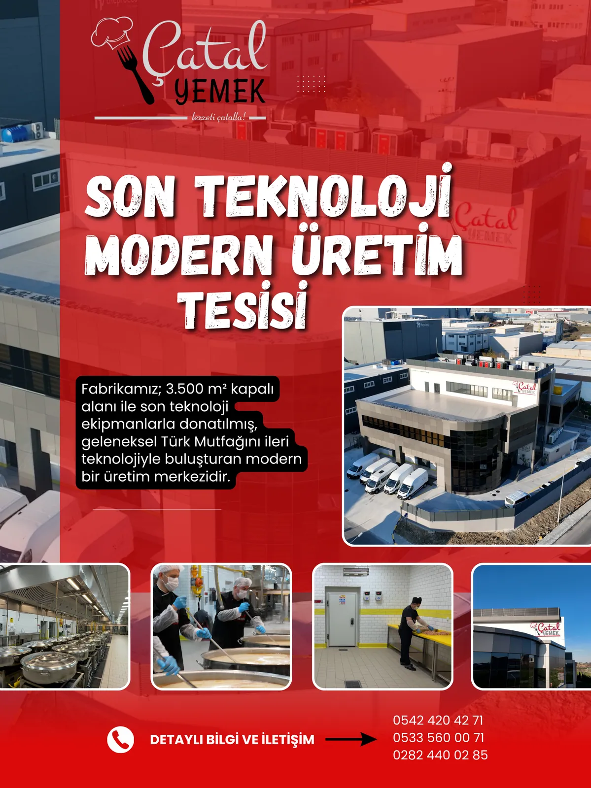 Çatal Yemek üretim tesisi
